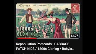 Patch Kids 1800s Cloning Babylon - The Cabbage Patch Fairy Lost film is the first movie ever made