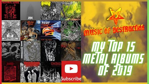 ✠My Top 15 Metal Albums Of 2019✠
