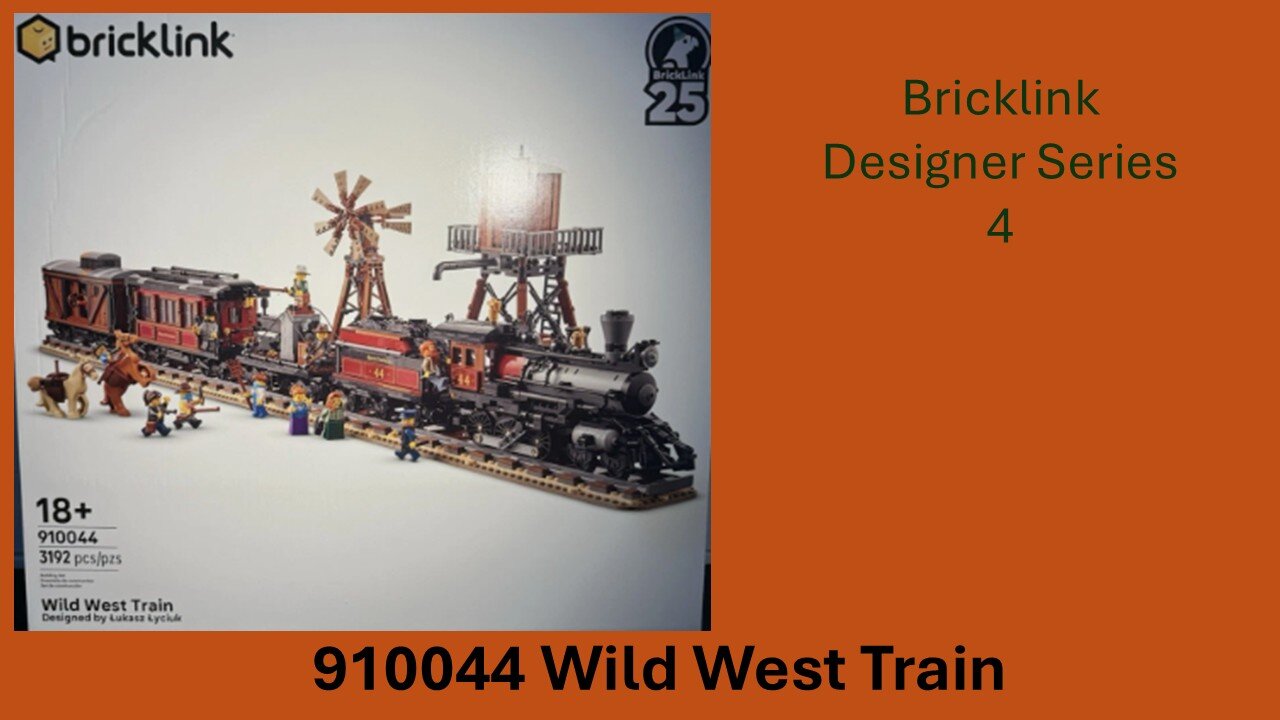 Unboxing & Building Lego 910044 Wild West Train-Part 3