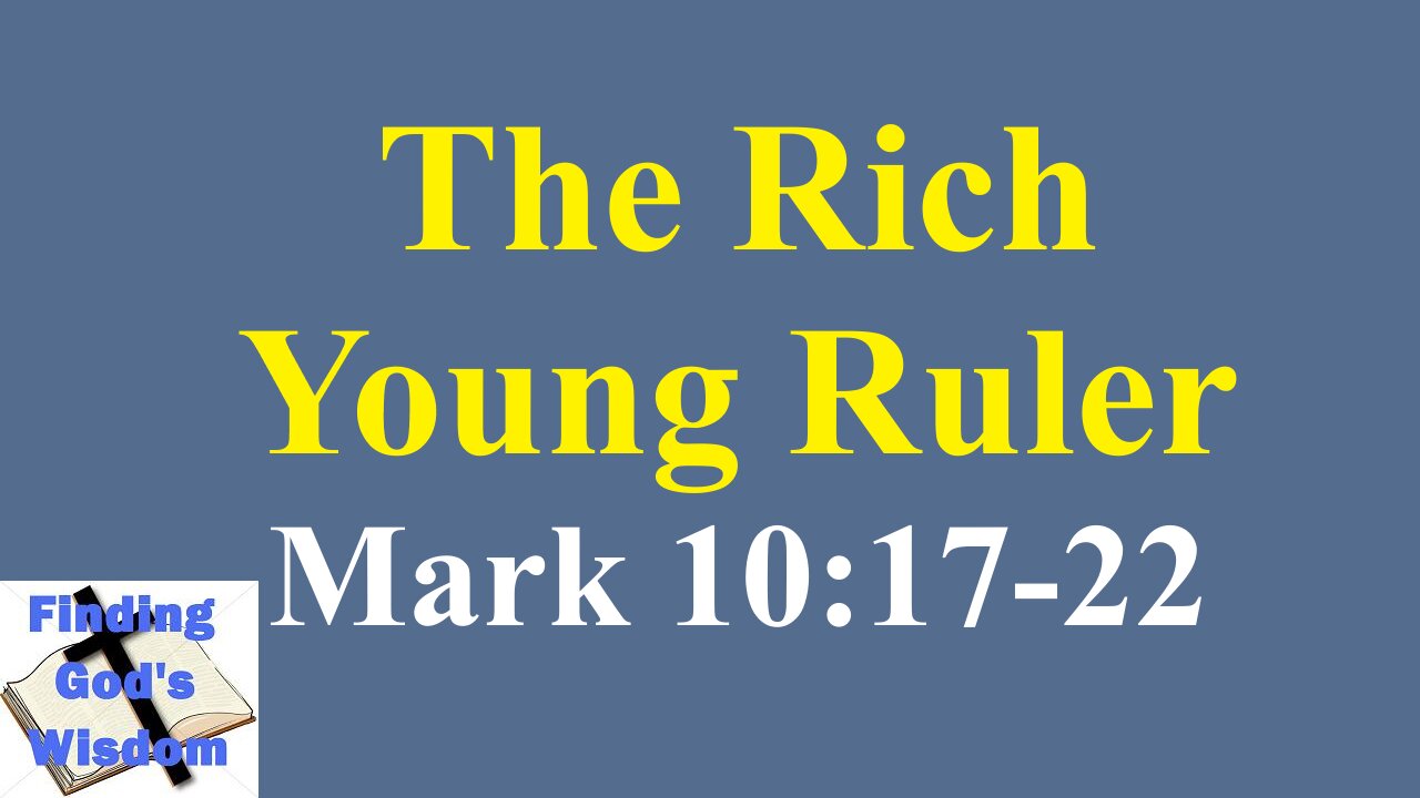 The Rich Young Ruler