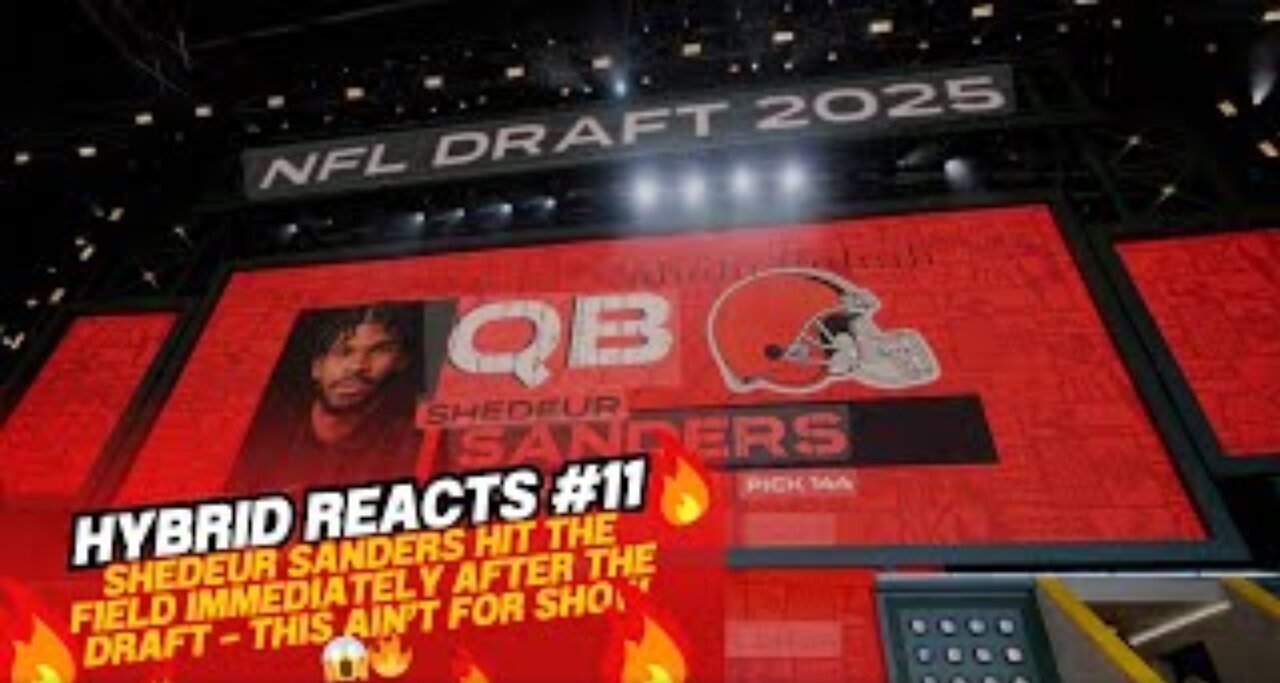 Shedeur Sanders Hit the Field IMMEDIATELY After the Draft—This Ain’t for Show🔥🏈 | Hybrid Reacts #11