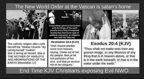 The New World Order at the Vatican is satan's home