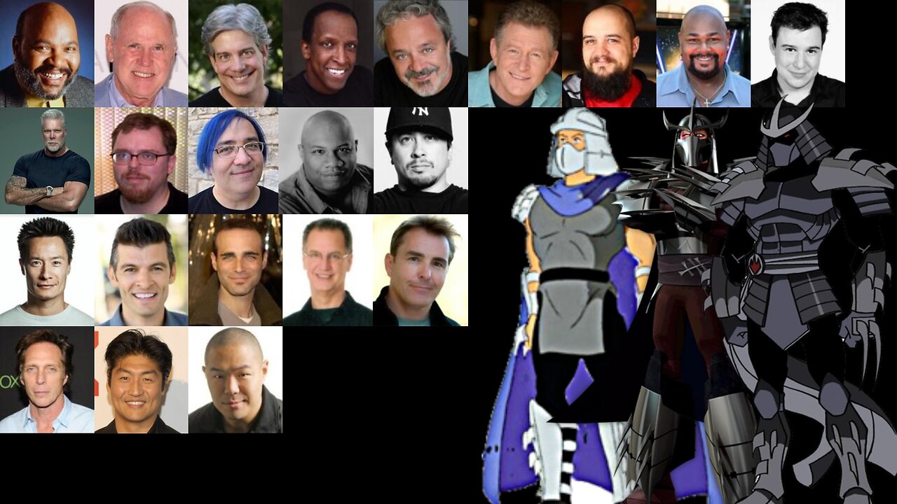 Animated Voice Comparison- Shredder (TMNT)
