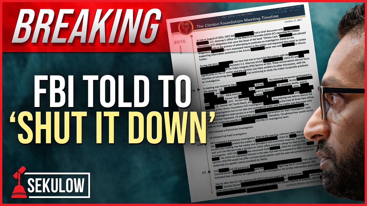 BREAKING: FBI Told to ‘Shut It Down’
