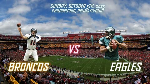 Denver Broncos vs Philadelphia Eagles, Week 5, Diggin' Deeper Into the NFL