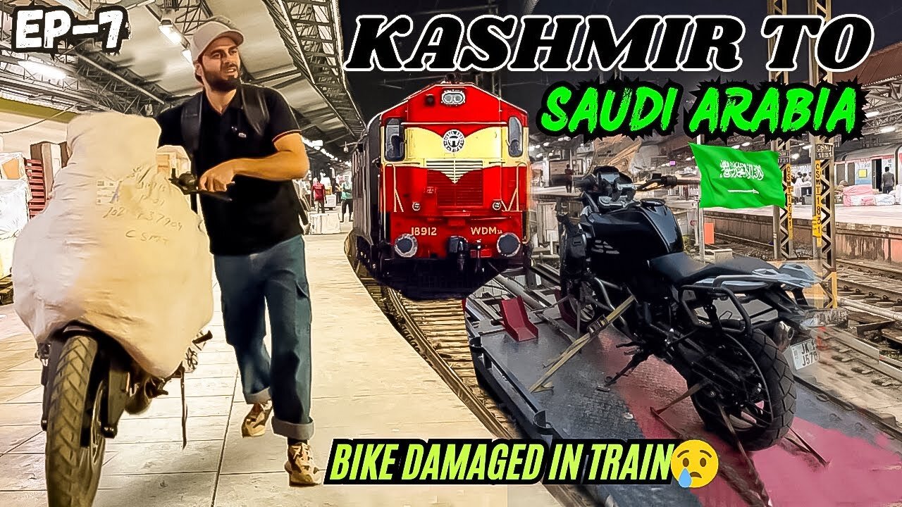 Bike_Damaged_In_Train____India_To_Saudi_Arabia_On_Bike