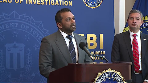 FBI Director Kash Patel, officials announce indictments in 'international drug conspiracy' *** MUST WATCH ***