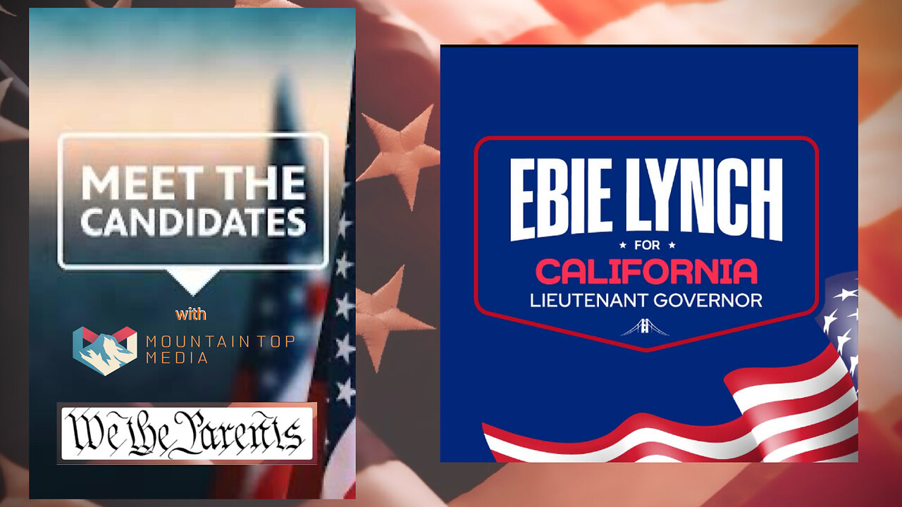 We the Parents Interviews Ebie Lynch for Lieutenant Governor