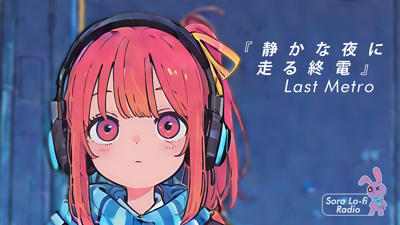 Sora Lofi Radio | Vocaloid Last Metro(Official MV) 🎶🍥