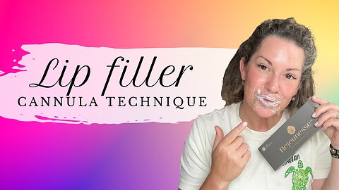 Lip filler cannula technique
