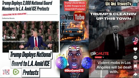 Trump Deployed 2,000 National Guard Members To LA Amid ICE Protest 🪧 #VishusTv 📺