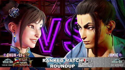 Kuya Kalbo SF6 Ranked Roundup. Chun Li Master Rank [Hori Fight Stick]