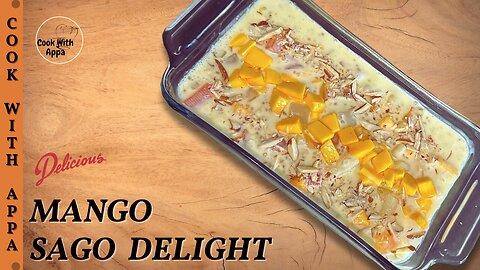 Mango Sago Delight | Mango Tapioca Pudding | Mango Sago Dessert | Hong Kong Manage Sago | #mango