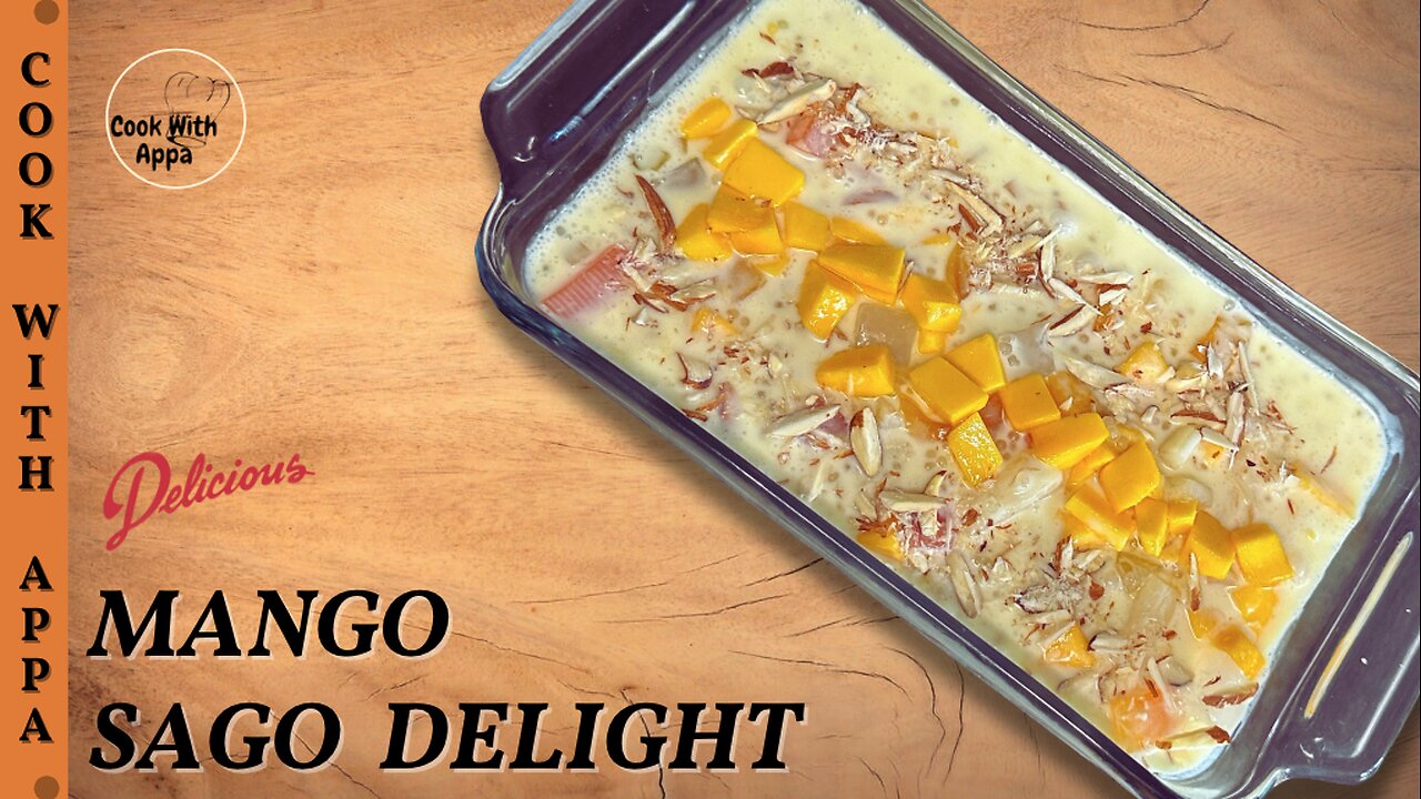 Mango Sago Delight | Mango Tapioca Pudding | Mango Sago Dessert | Hong Kong Manage Sago | #mango