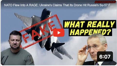 "NATO Debunks Ukraine's Claims of Drone Strike on Russia's Su-57 Fighter"
