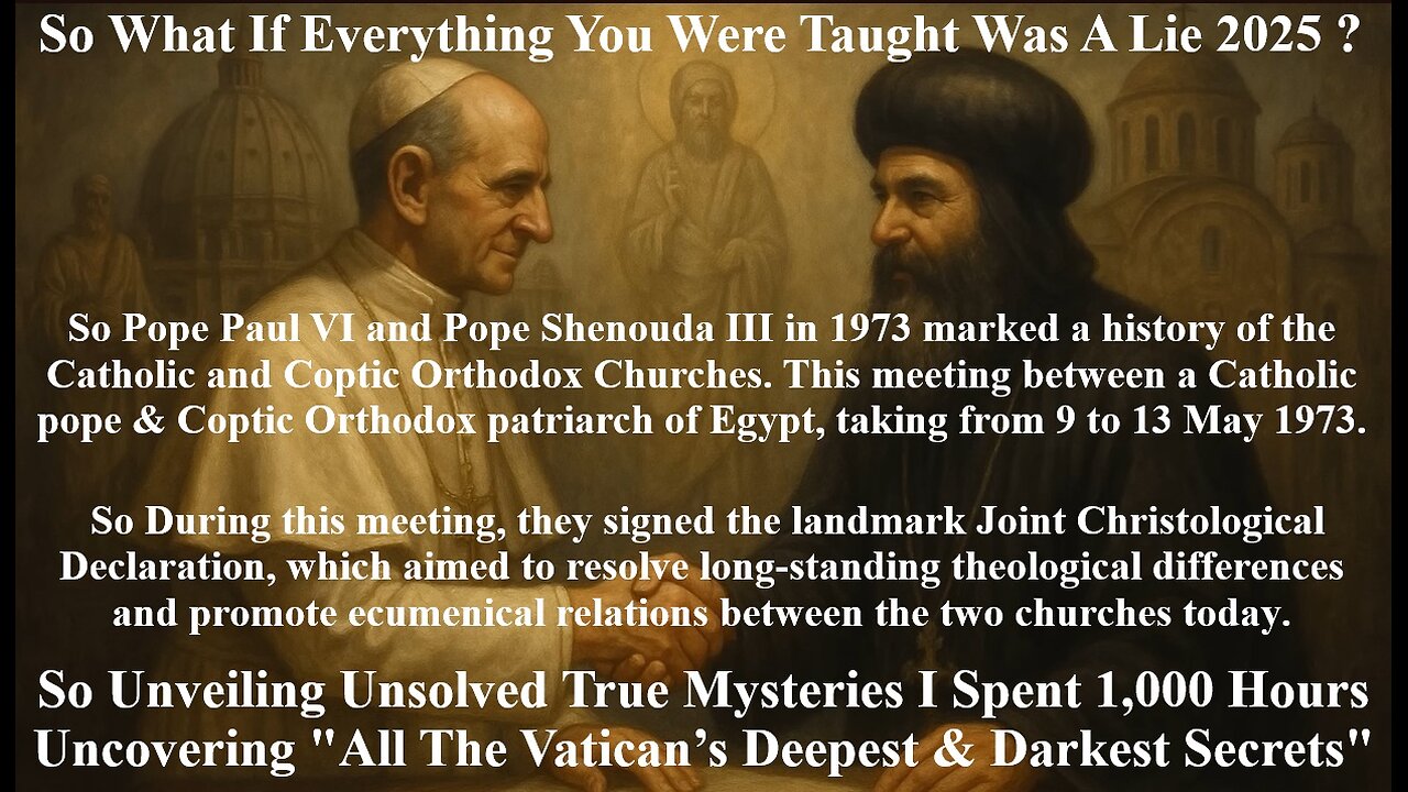 Unveiling Unsolved Mysteries I Spent 1,000 Hours Uncovering All The Vatican’s Darkest Secrets