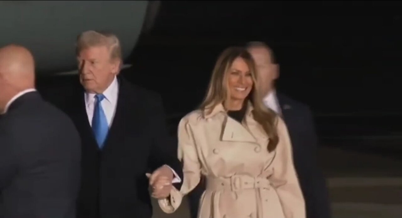 Trump Arrives In Rome Ahead Of Pope Francis' Funeral