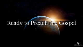 Ready to Preach the Gospel - Pastor Dillon Awes | Anchor Baptist Church