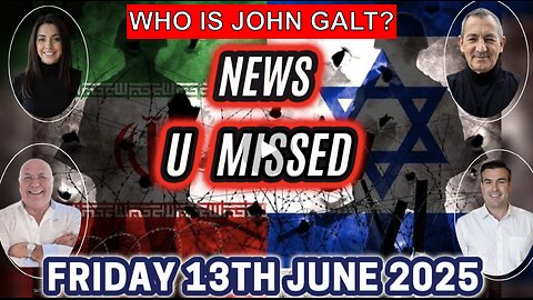 Charlie Ward DAILY NEWS- ISRAEL STRIKE IRAN, WHAT HAPPENS NOW? WHO IS John Galt?