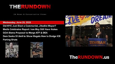 #932 - Communist, Islamic Jihadist Wins NYC Mayoral Democrat Primary