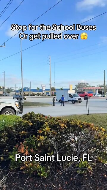 #stopforschoolbuses #copsoftiktok #schoolbus #schoolbusdriversoftiktok #portsaintlucieflorida