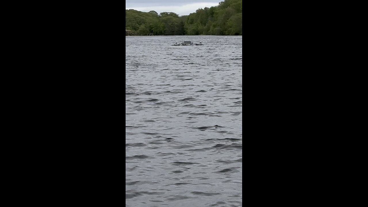 Floating solar panels