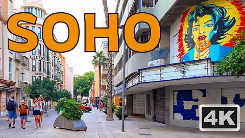 SOHO Malaga Walking Tour 🎨 Costa del Sol Spain [4K]