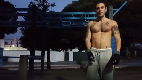 TREINO DE CALESTENIA NA ERICEIRA 7 DA MANHÃ