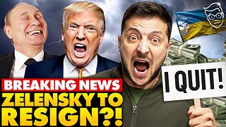 Zelenskyy Preparing to Flee Ukraine!? Resignation After Massive $100M Corruption Raids on Government