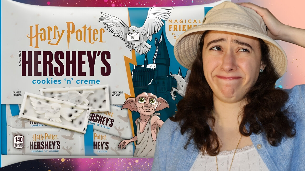 Trying Harry Potter Hershey's Cookies N Creme Sweets!