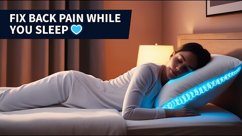 How a Pillow Can FIX Your Back Pain & Improve Sleep 💤 #Shorts