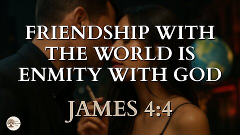 James 4:4 Friendship With the World Is Enmity With God