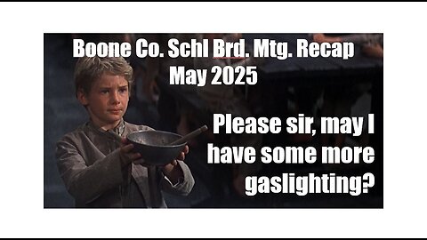 Boone School Brd Mtg May 2025 Recap