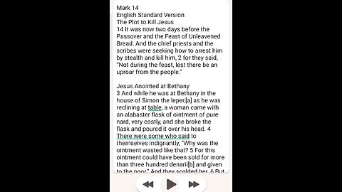 Mark Chapter 14 ESV