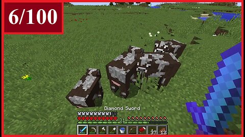 Hardcore Minecraft 1.8: Day 6/100 - Leather Hunt