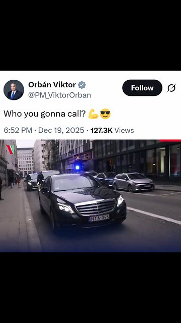 Viktor Orbán superimposed the «Ghostbusters» hit on a