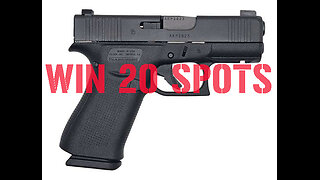 Glock 43X 9mm MINI #1 FOR 20 SPOTS IN THE MAIN WEBINAR