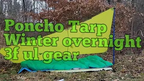 Poncho Tarp winter overnight 3F UL Gear