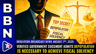 Verified government document admits DEPOPULATION is necessary to save the Treasury
