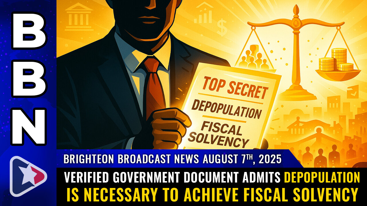 Verified government document admits DEPOPULATION is necessary to save the Treasury