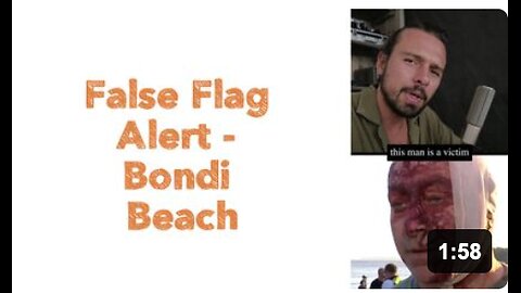False Flag Alert - Bondi Beach