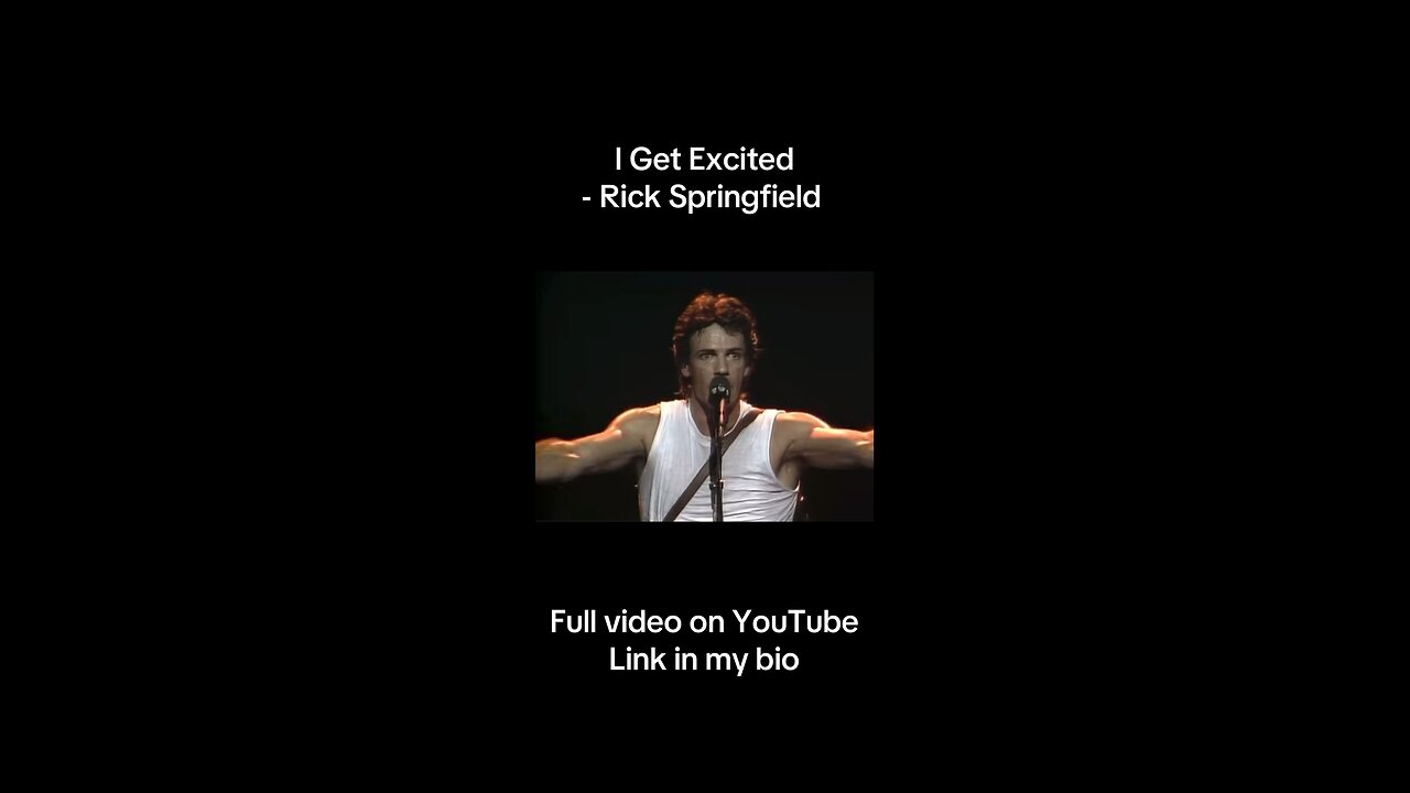 I Get Excited - Rick Springfield Drum Cover