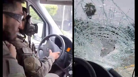 🚨“How many foreign sabotage teams have been activated to fight ICE in LA” ~ Ezra Cohen retweets this video of CBP agents’ perspective inside their vehicle 6.07.25