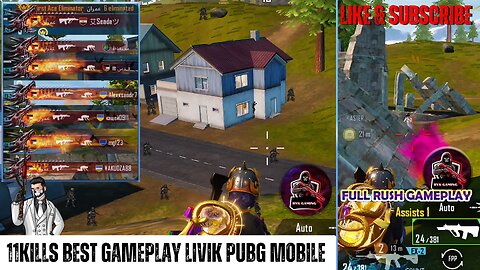 11Kills! 🔥MY BEST GAMEPLAY in NEW Livik Aftermath😈