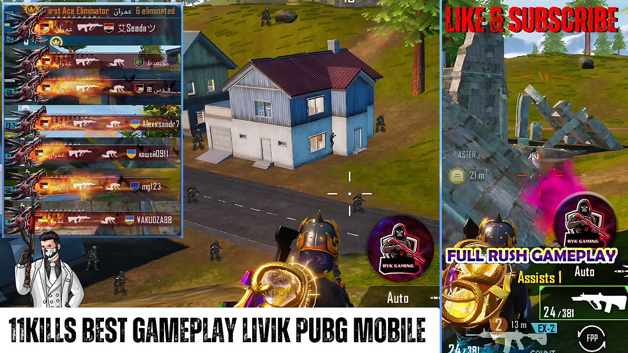 11Kills! 🔥MY BEST GAMEPLAY in NEW Livik Aftermath😈