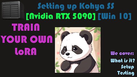 Installing Kohya SS [Win 10] [Nvidia RTX 5090] [36 GB]