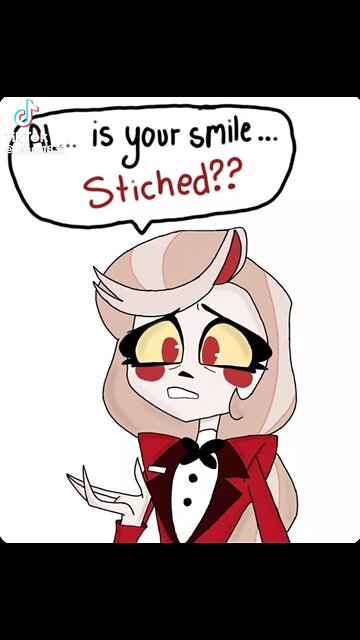 Alastor… Is yo smile stitched? #hazbinhotel #shorts #animationmeme #digitalart #sprunki