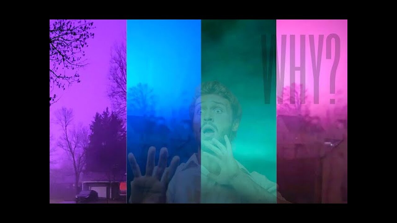 Man couldn't believe what the sky was doing! "Am I Trippin or WHAT?"