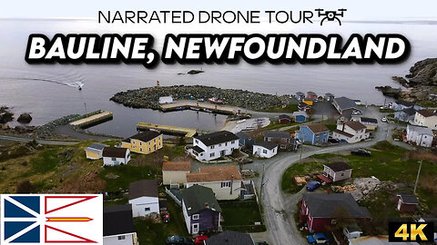 🌊 Bauline, Newfoundland and Labrador 🏔️ 4K Drone