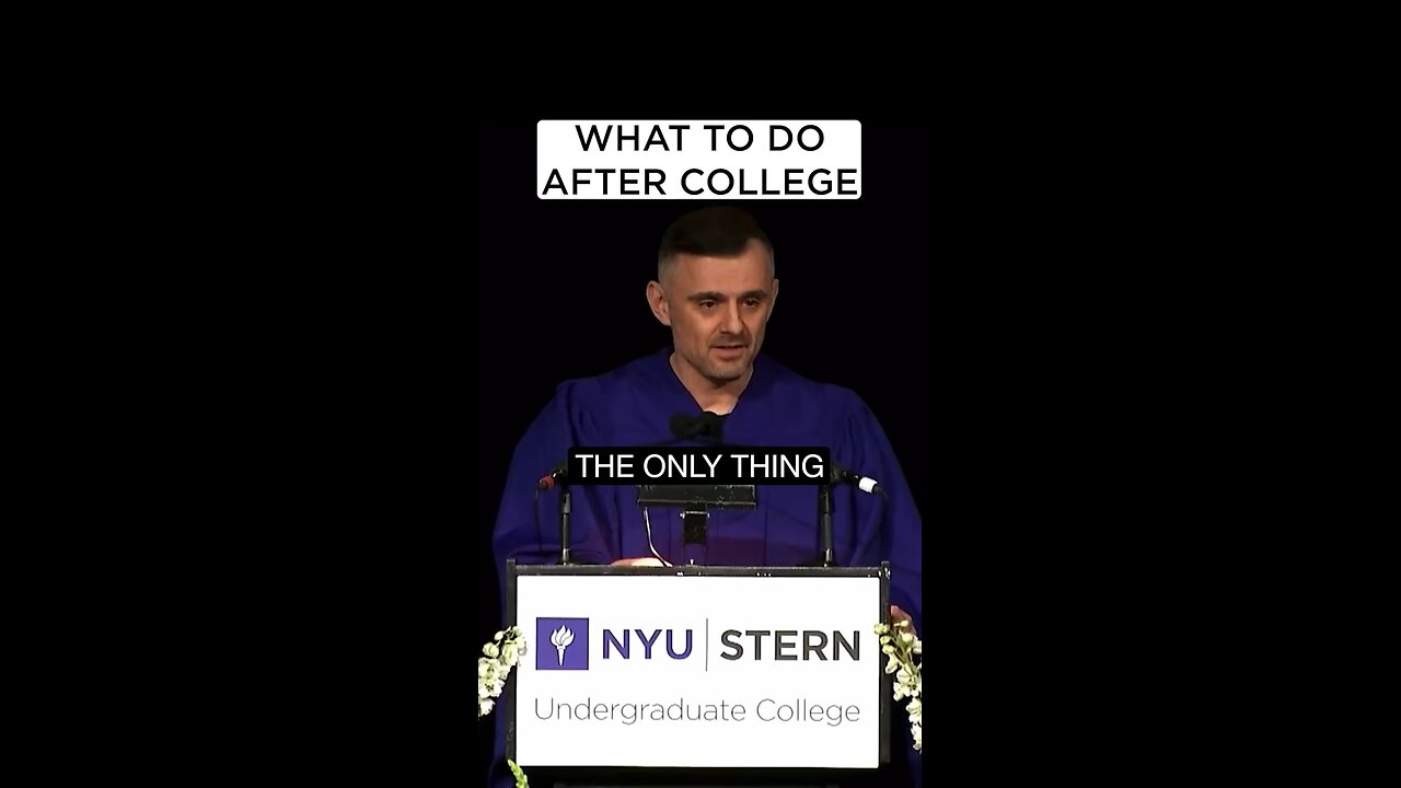 "🔥 Must-Watch Speech for Every 16–26 Year Old | GaryVee at NYU Stern 🎓💡"